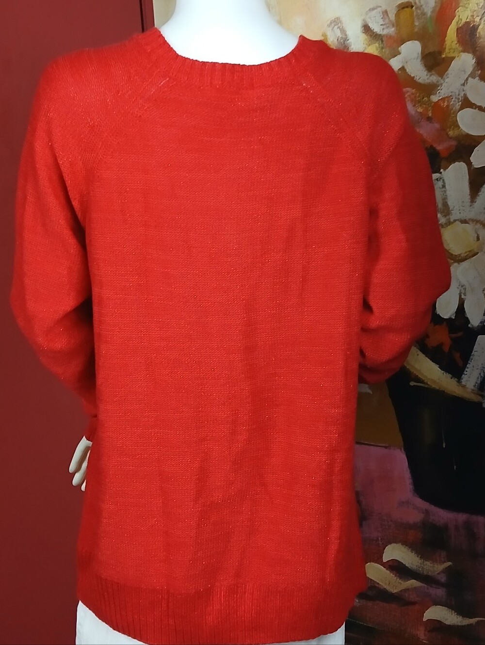 Faded Glory Red Knit Sweater - Women - Picture 4 of 6